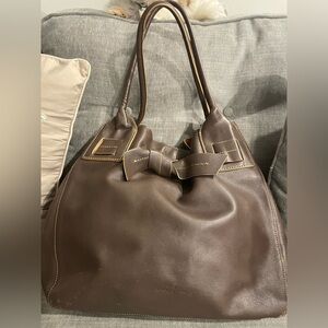 Balenciaga Chocolate Brown Leather Tote Bag